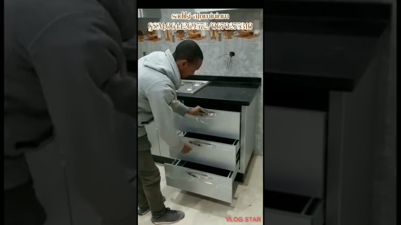 cuisine en aluminum mdf