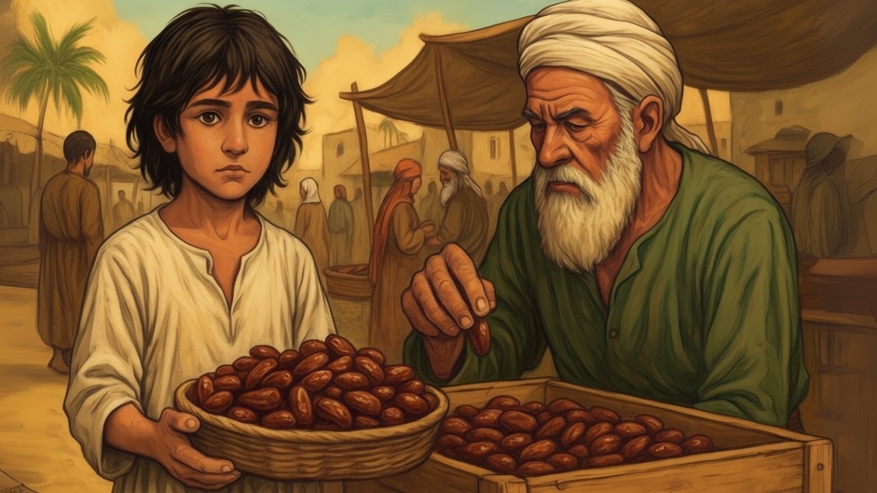 قصة الصبي اليتيم الذي كان يبيع التمر في السوق واكتشف سرا الذي جعله أغنى أهل البلدة | قصة ستغير حياتك