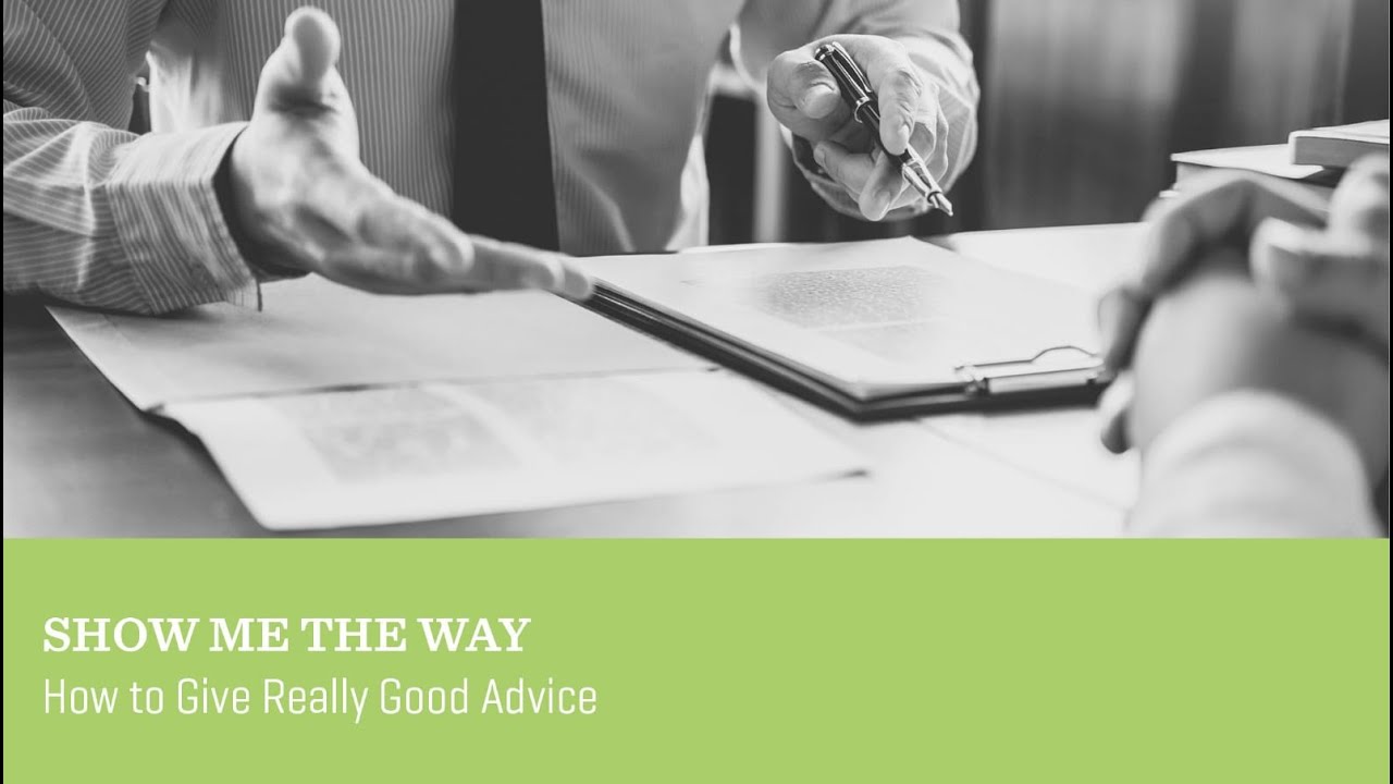 Torah Studies ~ 5780  - Matos-Masei ~  SHOW ME THE WAY How To Give Really Good Advice