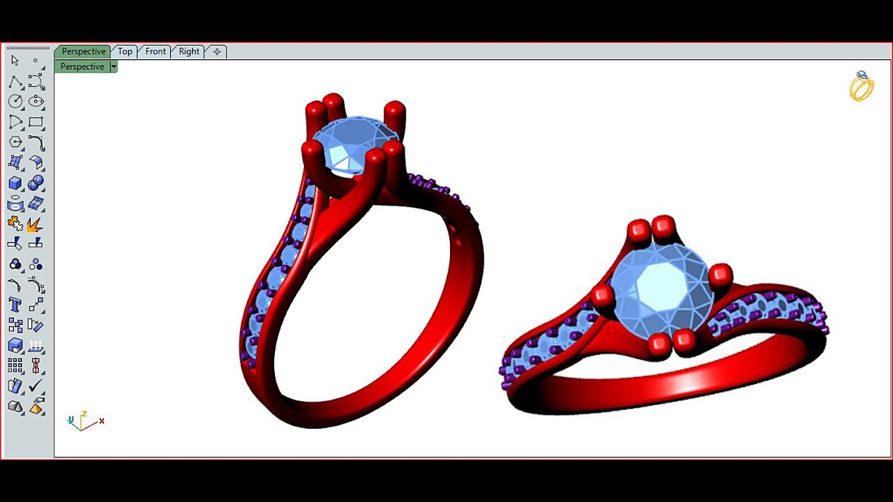 #solitaire_ring #twist_ring #diamond_solitaire_ring #rhinoceros #matrix_designe #cad #jwellery #3d