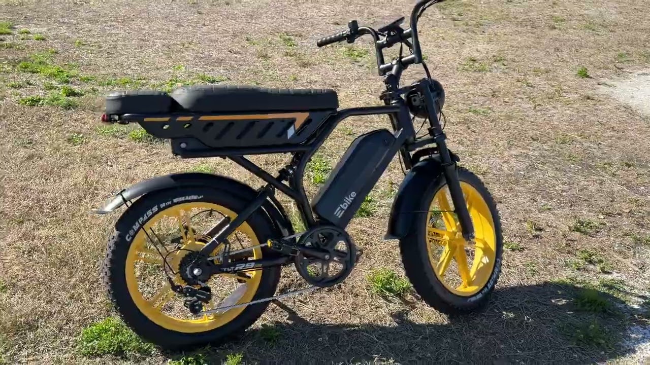Электровелосипед TST R9 с двумя батареями!