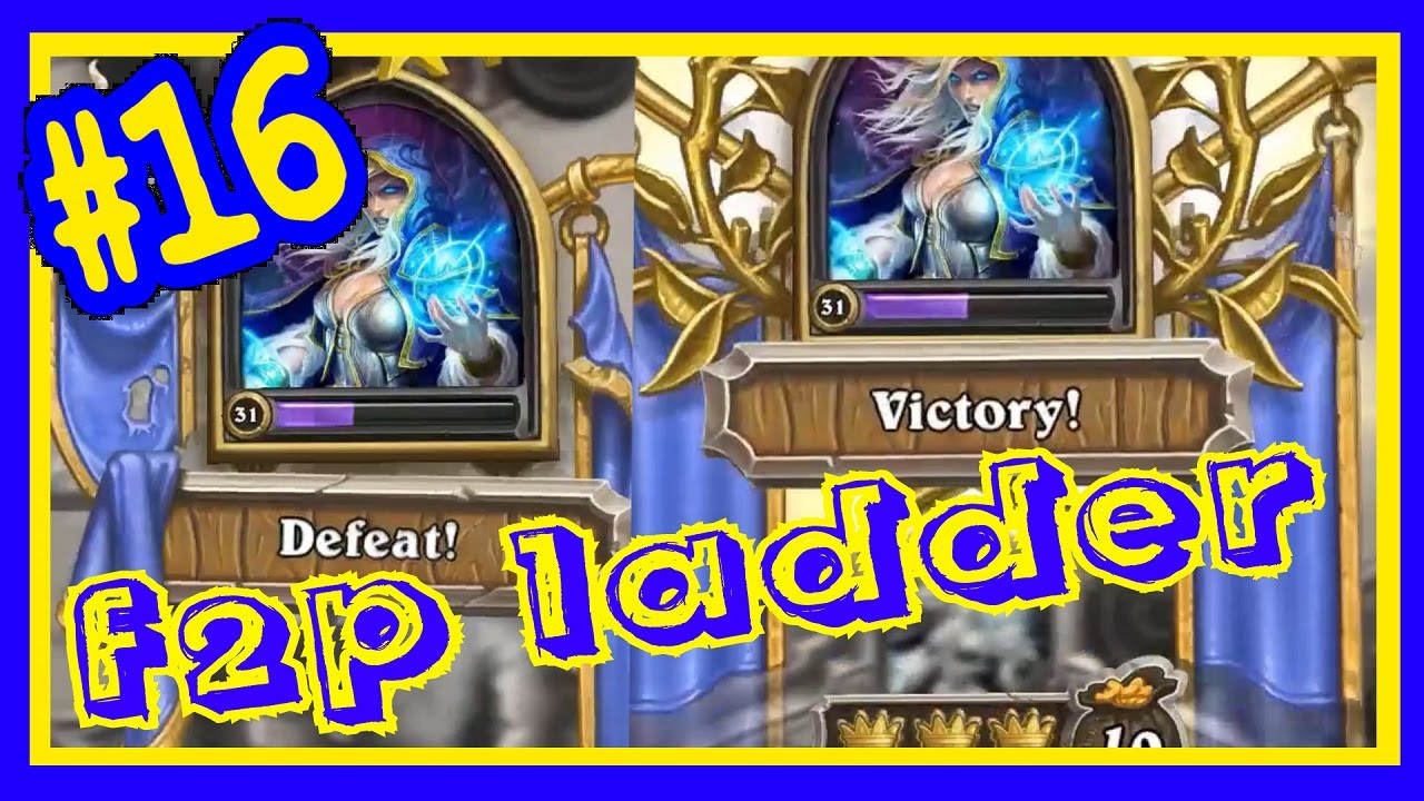 Hearthstone F2P ladder climb on EU #16 omg mirror match