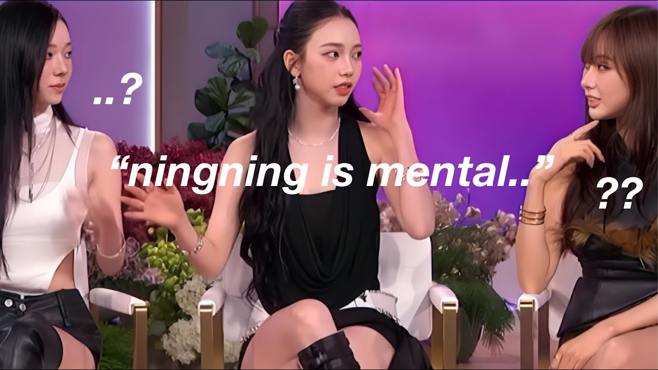 when aespa’s being too unfiltered lately
