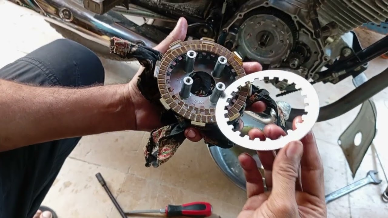#HondaCG125 Destroyed Clutch Plates Rebuilt With FCC Japan – Now Runs Like Brand New! #BikeRepair 