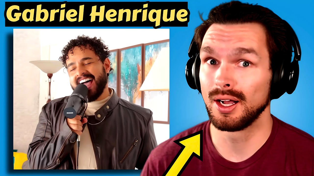 AMAZED Reaction to Gabriel Henrique Singing 