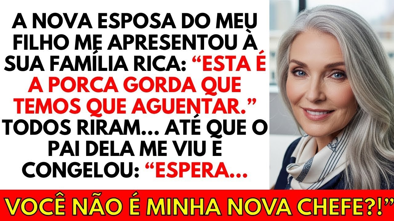 Minha nora me chamou de “porca gorda” no casamento… Mas o pai dela me viu e congelou: “É ELA?”