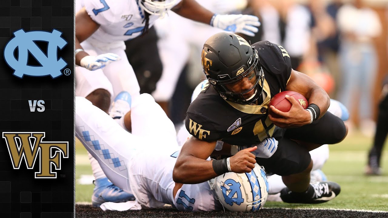 North Carolina vs. Wake Forest Football Highlights (2019)