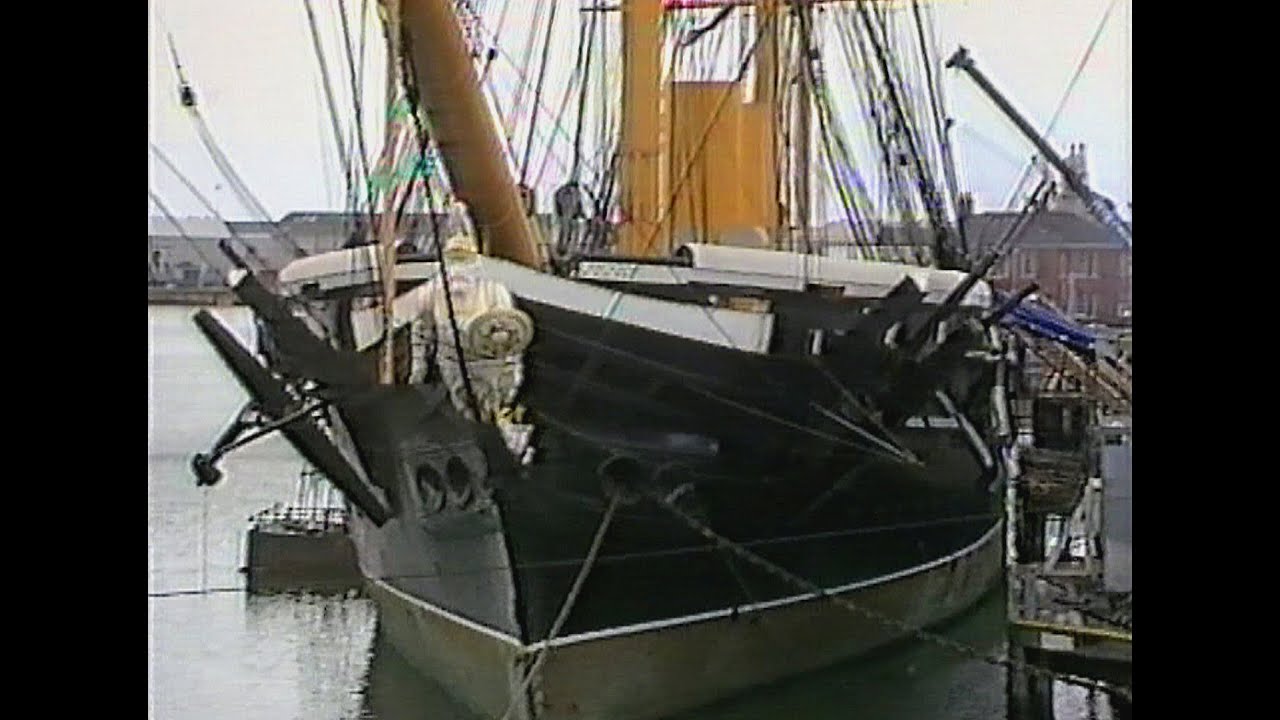 HMS Warrior leaves Hartlepool for Portsmouth - Tyne Tees Northern Life - 11th June 1987