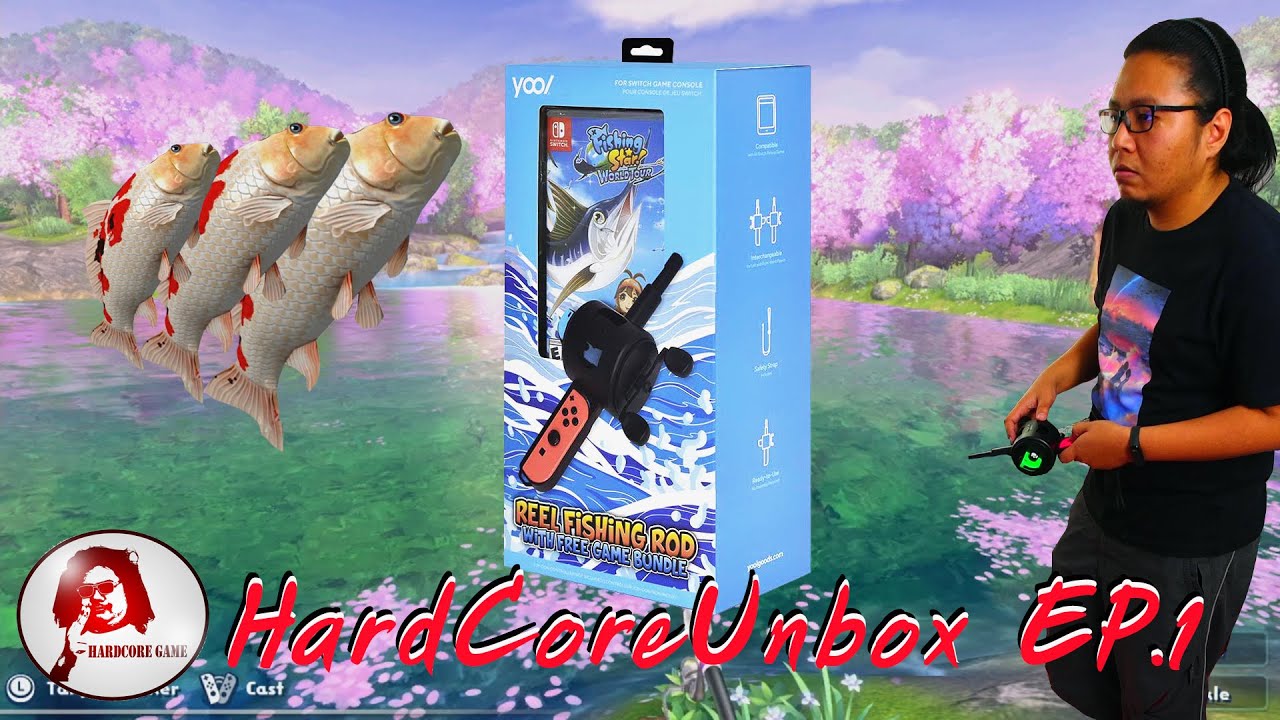 Hardcore Unbox EP.1 - Reel Fishing Rod Bundle with Fishing Star World Tour (Switch)