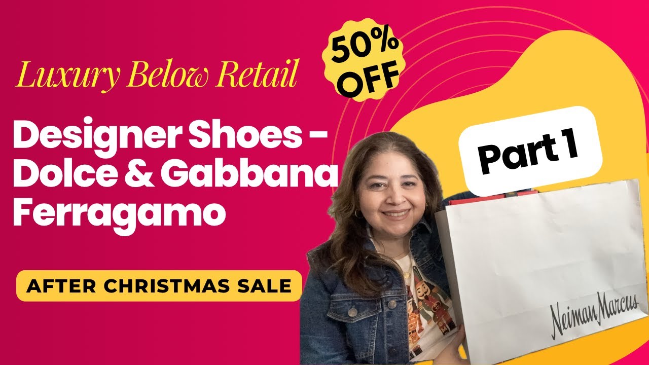 Обзор покупок на распродаже предметов роскоши, часть 1 - DOLCE & GABBANA + дизайнерская обувь FER...