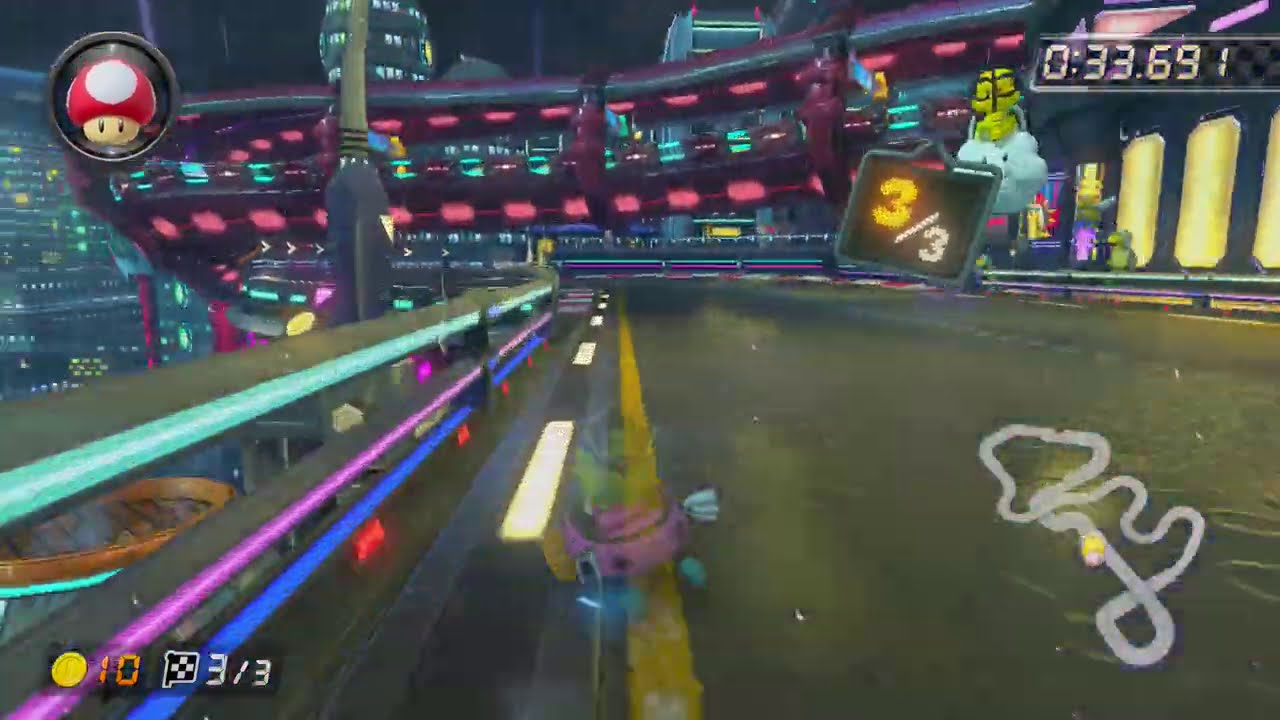 3DS Neo Bowser City [150cc] - 1:43.143 - Alberto (Mario Kart 8 Deluxe World Record)
