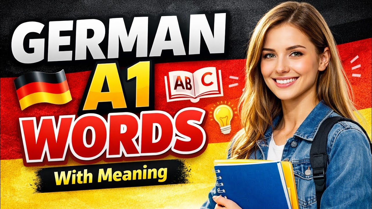 German A1 Vocabulary – Day 2 | 50 Daily Words with English Meaning & Examples