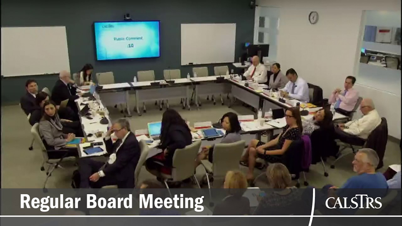 Teachers' Retirement Board - February 2017 - Regular Board Meeting (Part 6 of 6)