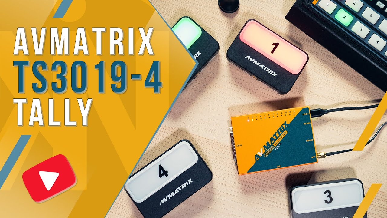 🟢AVMatrix TS3019🔴 | Комплект сигнализации TALLY | В помощь многокамерной трансляции