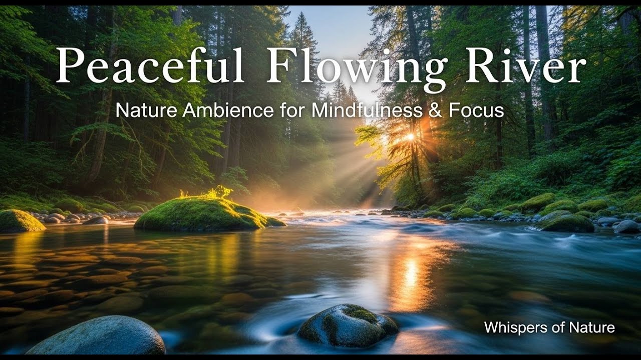 Calm River Flow for Meditation | Peaceful Nature Sounds for Relaxation & Focus 🌊