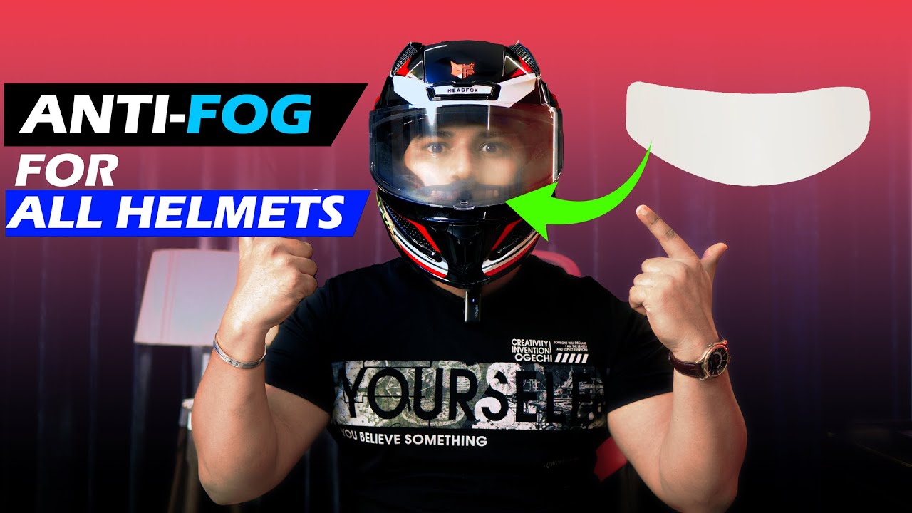 Universal Antifog for All Helmets😍Fog Khatm | Antifog Flim | Headfox, Studds, Steelbird, Axor & SMK