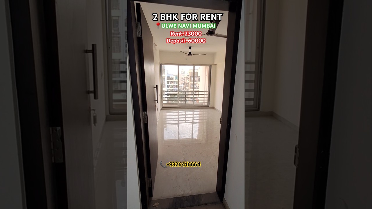 2 bhk rent at ulwe navi Mumbai 📞9326416664 