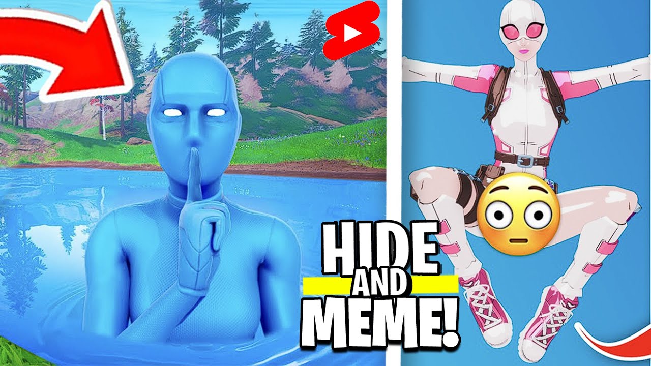 NICHT LACHEN in Fortnite HIDE AND MEMES!