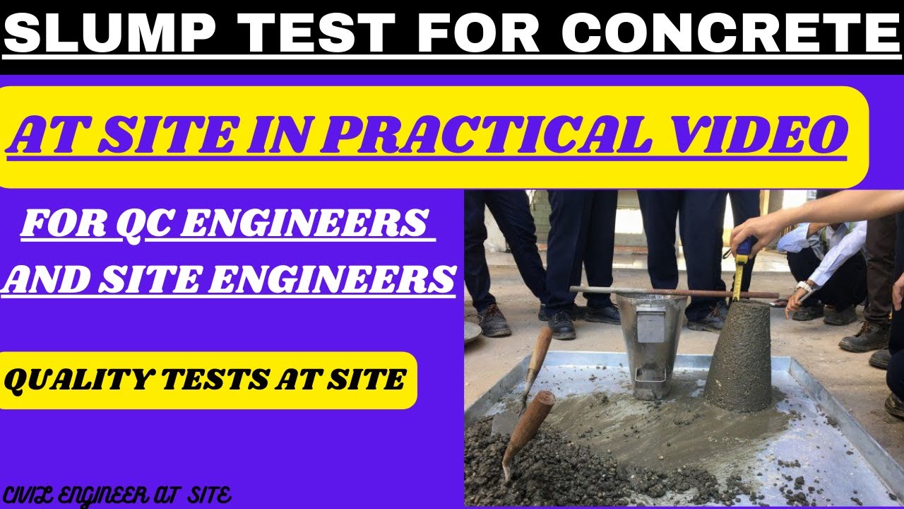 Slump Test For Concrete at Site | What is Slump Cone Test for Concrete|Workability of Concrete Test