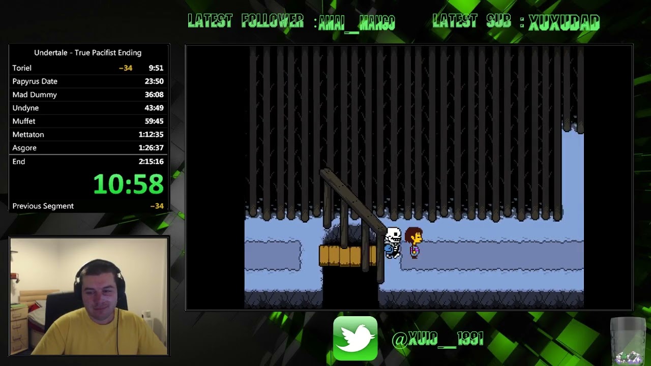 Undertale True Pacifist Glitchless PB