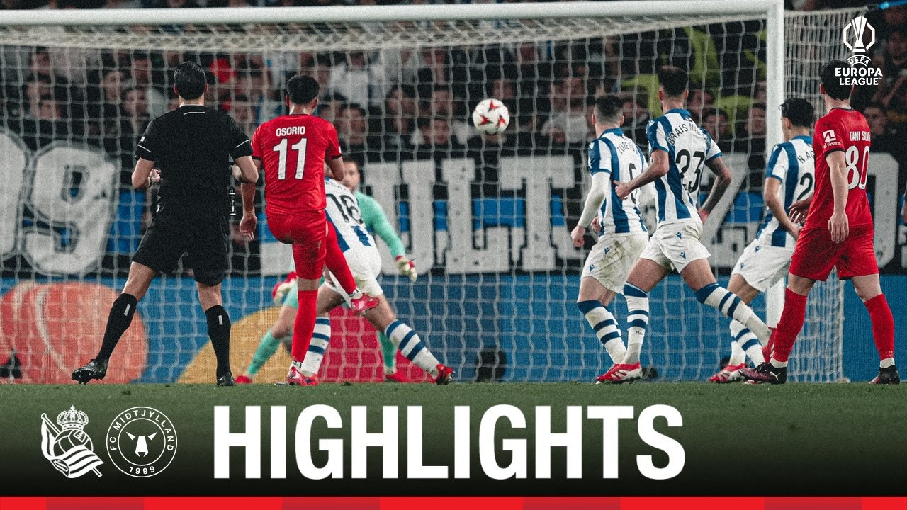 Highlights: Real Sociedad 5-2 Midtjylland | UEL 24/25