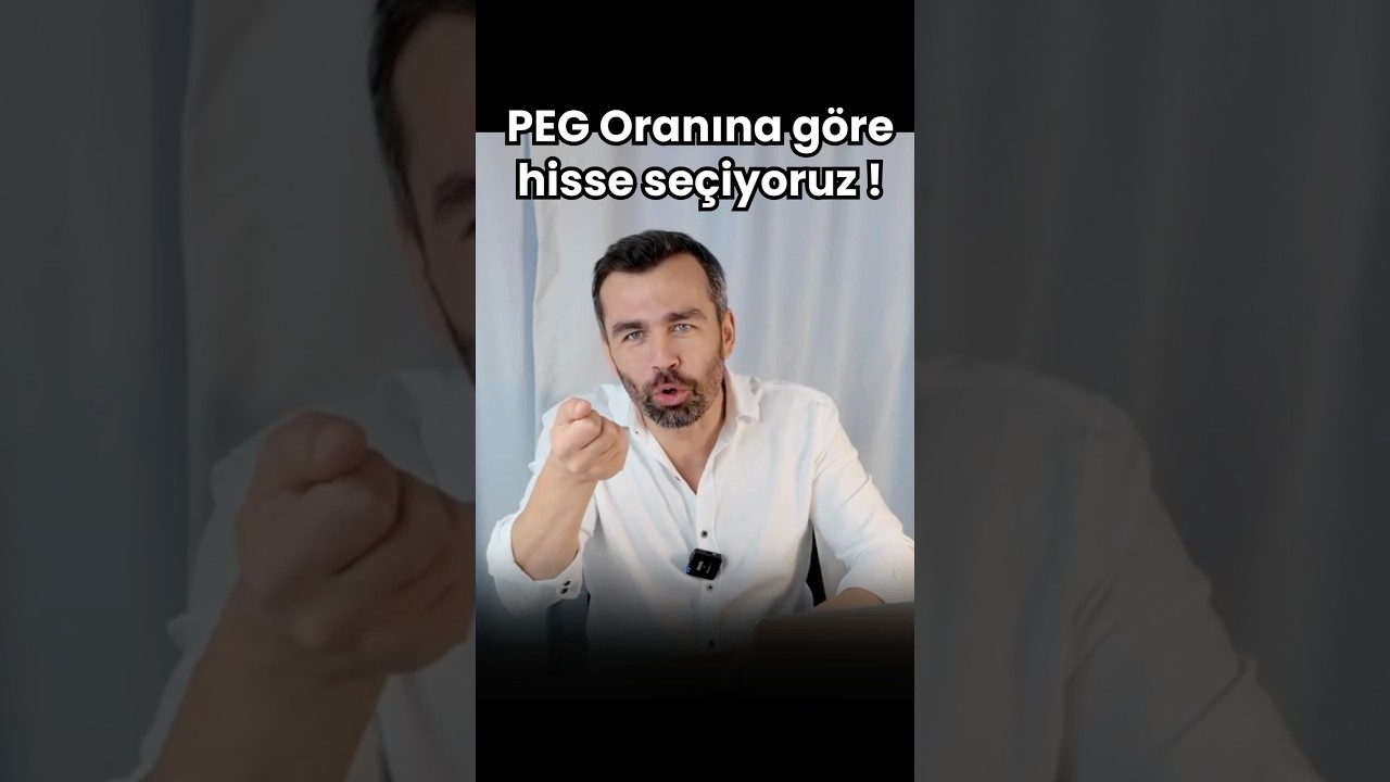PEG oranına g&ouml;re hisse se&ccedil;iyoruz #shorts