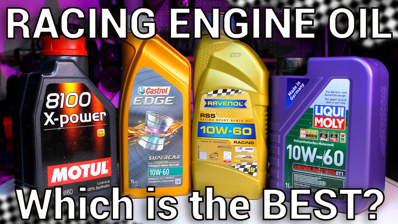Какое масло для гоночных двигателей лучше всего — Motul, Liqui Moly, Castrol или Ravenol — ОБЗОР ...