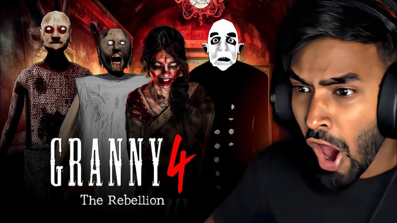 CAN I ESCAPE FROM GRANNY HAUNTED HOUSE | TECHNO GAMERZ HORROR GAME | TECHNO GAMERZ