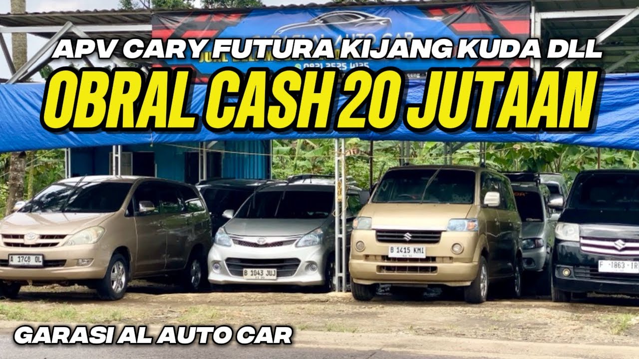 Obral Murah Cash 20 Jutaan‼️Apv Cary Futura Avanza Kijang Kuda Di Garasi AlAuto Car Mudik Lebaran