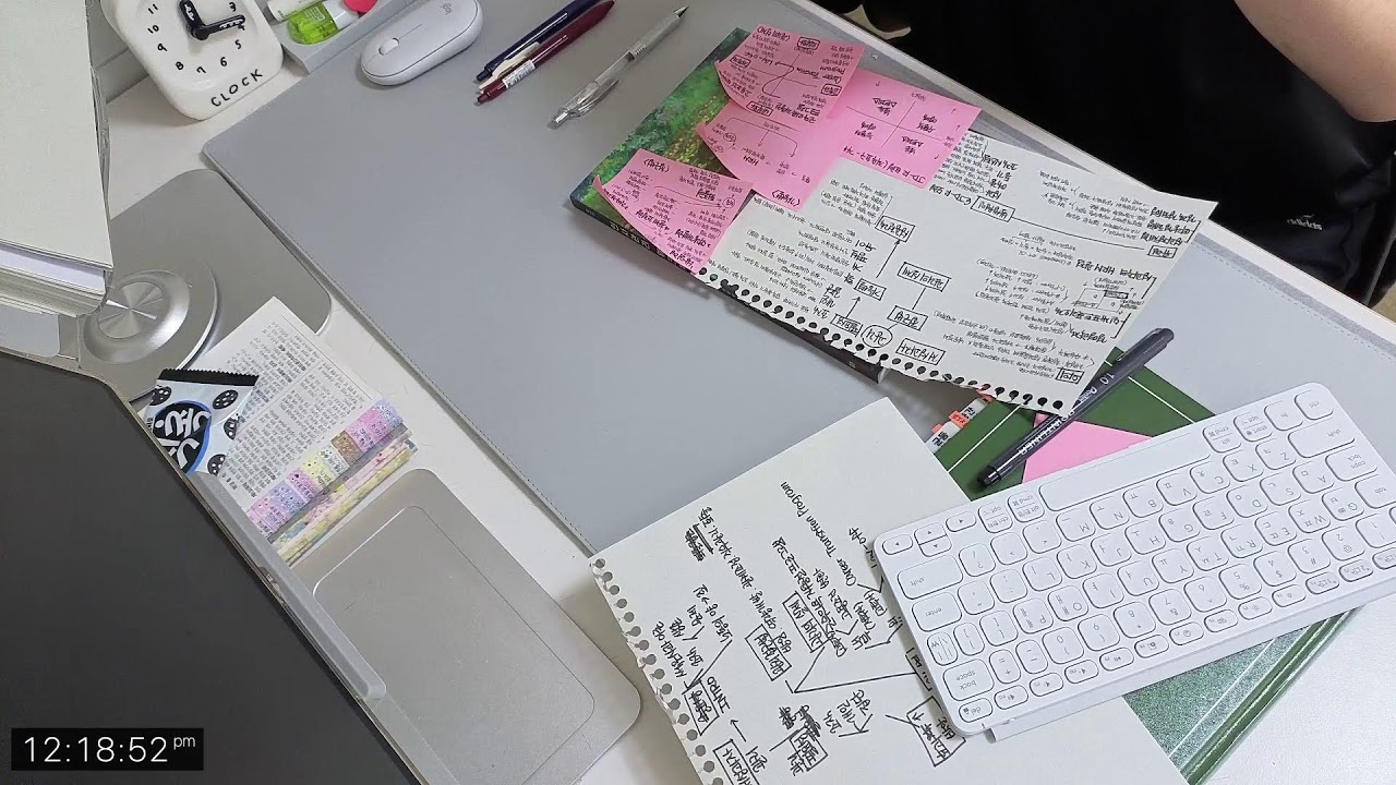 [261010] study with me | asmr+realsound | CPLA | 노무사수험생 | 10am-10pm