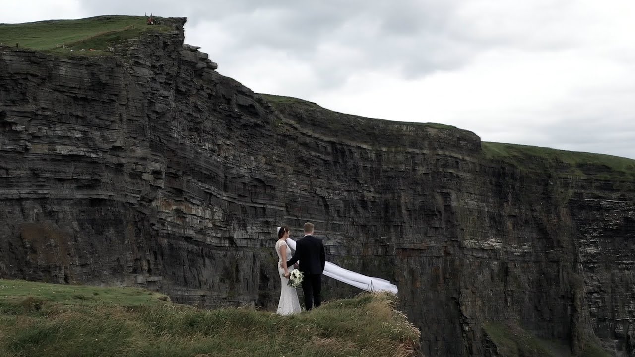 Epic Wedding at the Cliffs of Moher & Spanish Point | Stunning Irish Coastline