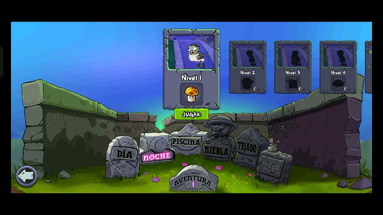 Juego a plantas VS zombis parte 4 