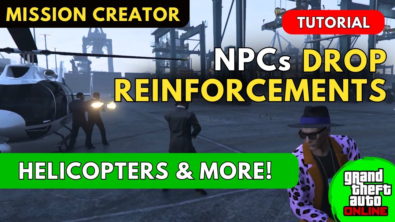Как заставить NPC сбрасывать подкрепление с вертолетов и многое другое (руководство по созданию м...