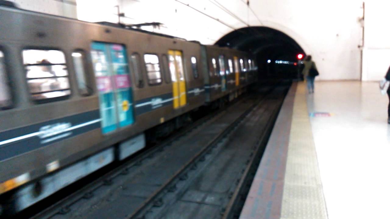 Subte L&iacute;nea D - Alstom Metr&oacute;polis partiendo de est. Olleros