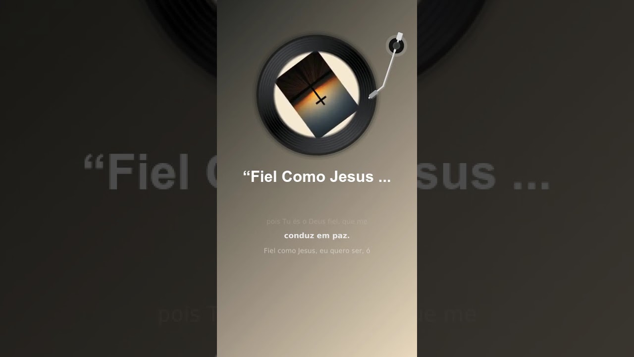 “Fiel Como Jesus nos mostrou”