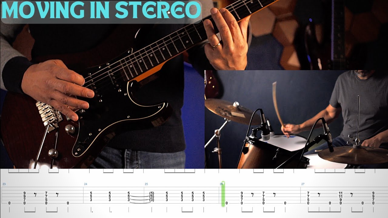 The Cars - Moving in Stereo - Cover with Tabs
