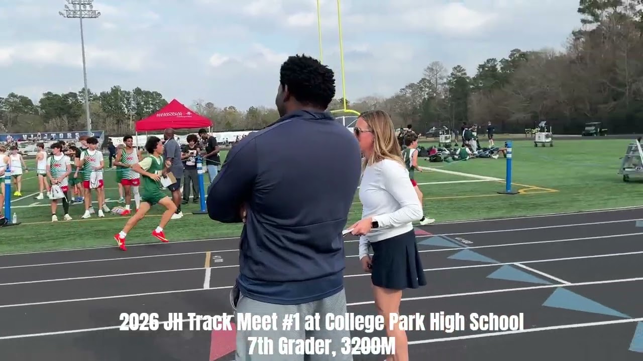 JH Track Meet#1 at College Park High School #trackandfield #track #longdistance #running#runner#러닝
