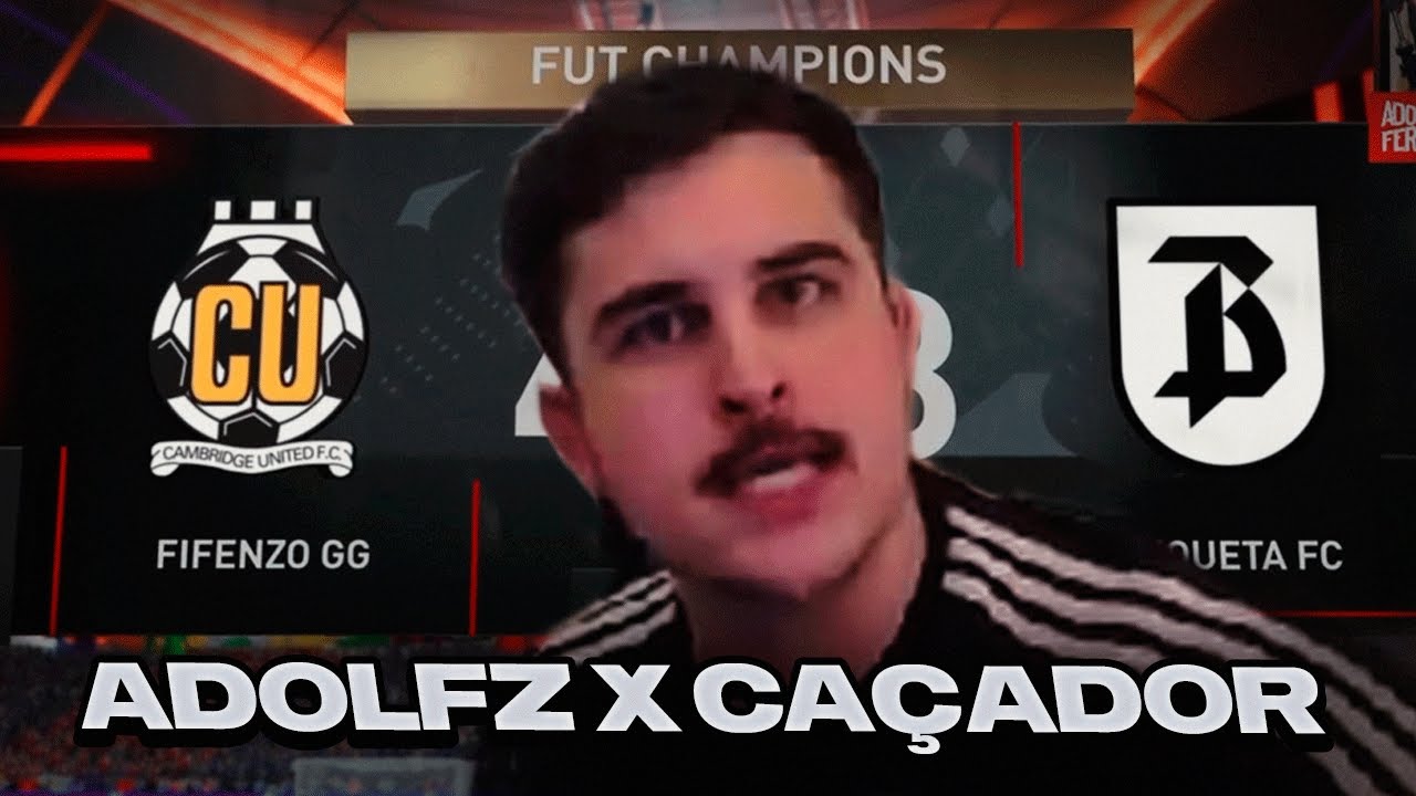 O DIA QUE ELE FICOU MAIS BOLADO ! ADOLFZ X CAÇADOR - FIFA 23