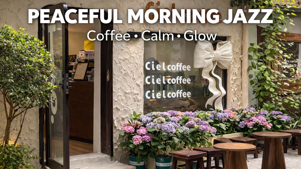 Peaceful Morning Jazz Relaxing Coffee Music for Calm & Positive Energy