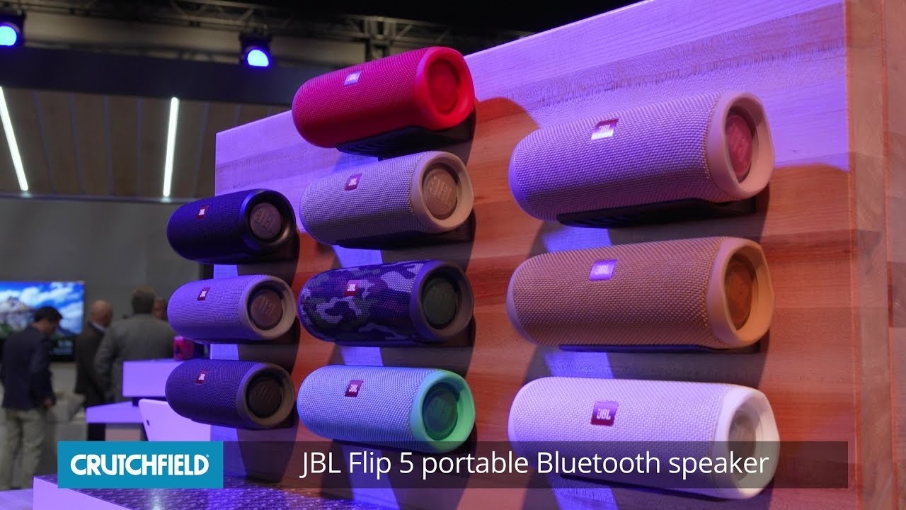 CES 2019: JBL Flip 5 portable Bluetooth speaker | Crutchfield video