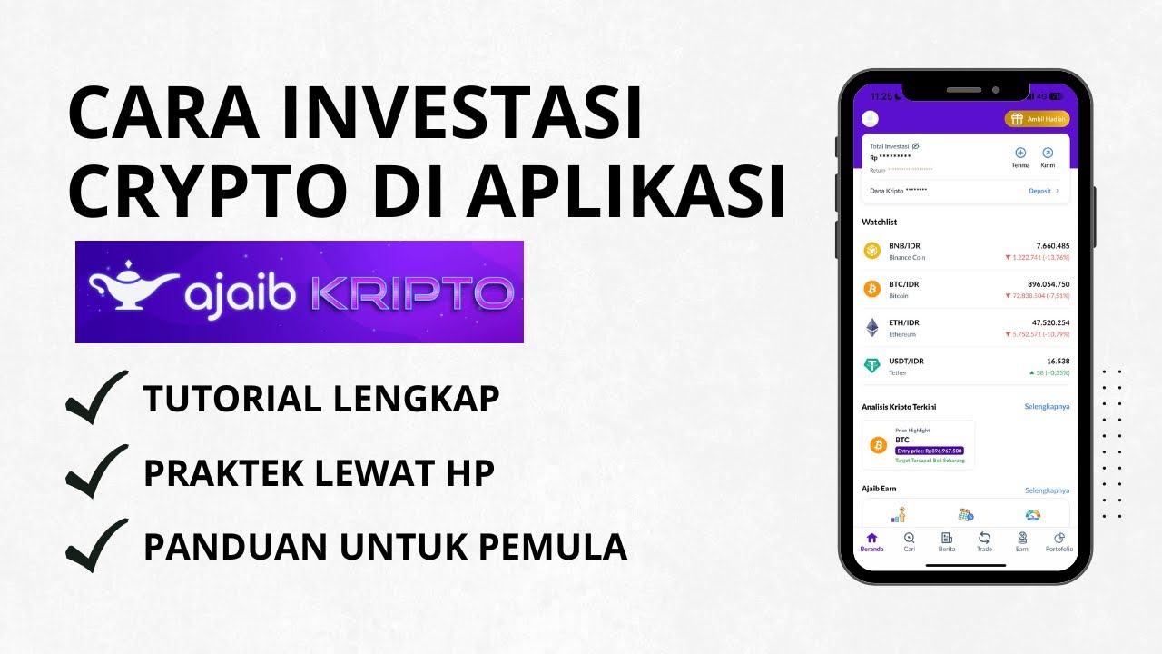Cara Investasi Aset Crypto Di Ajaib Kripto Untuk Pemula