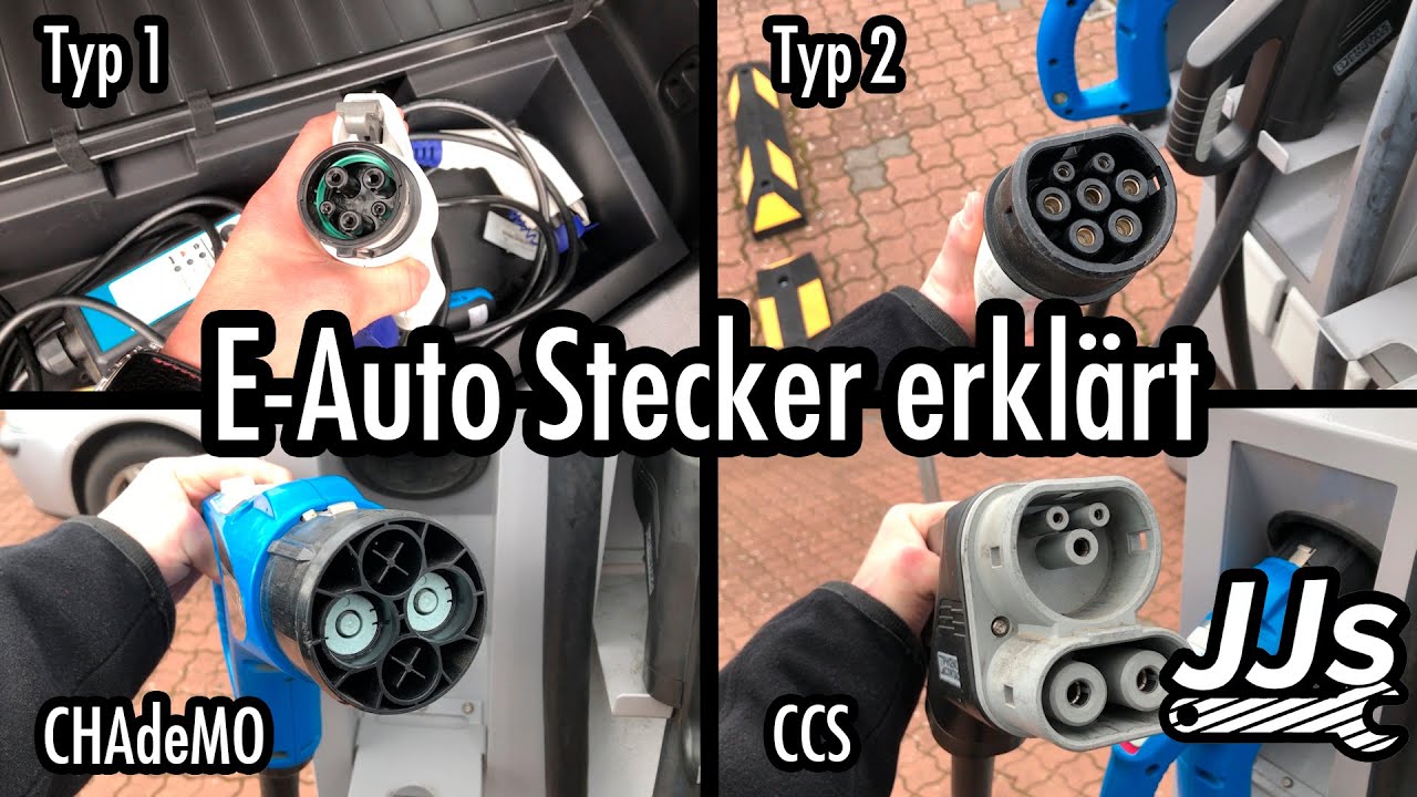Stecker für Elektroautos erklärt - Was man beim Laden beachten muss - JJsGarage