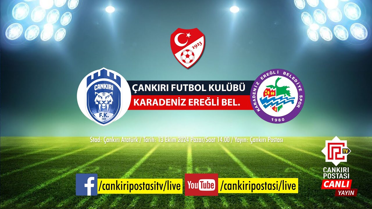 🔴 Çankırı FK - Karadeniz Ereğli | CANLI 📡