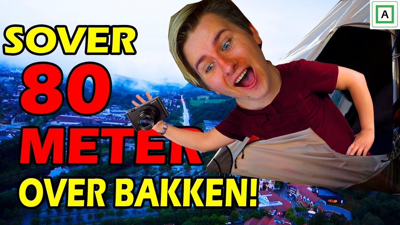 Sover 80 meter over bakken! | I Stupet på Kongeparken!