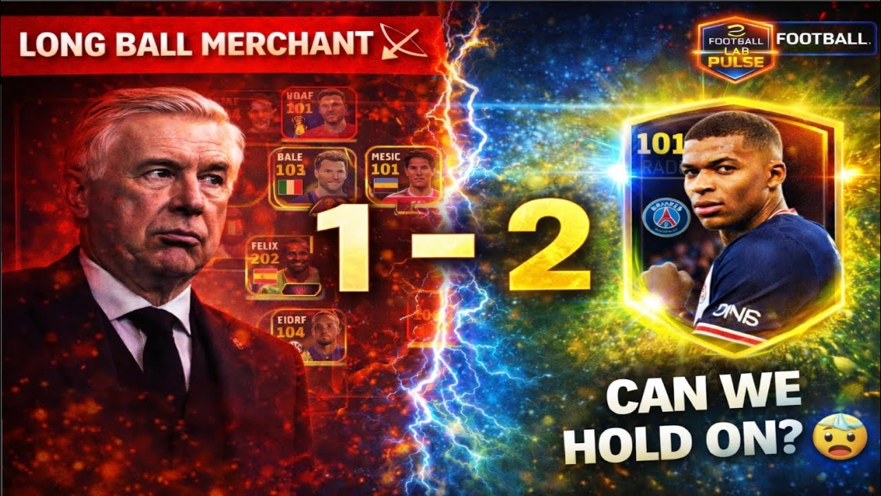 Can Tactics Beat a Long Ball Counter Merchant? 🏹❌ #efootball #football #pes #mobilegaming #soccer 