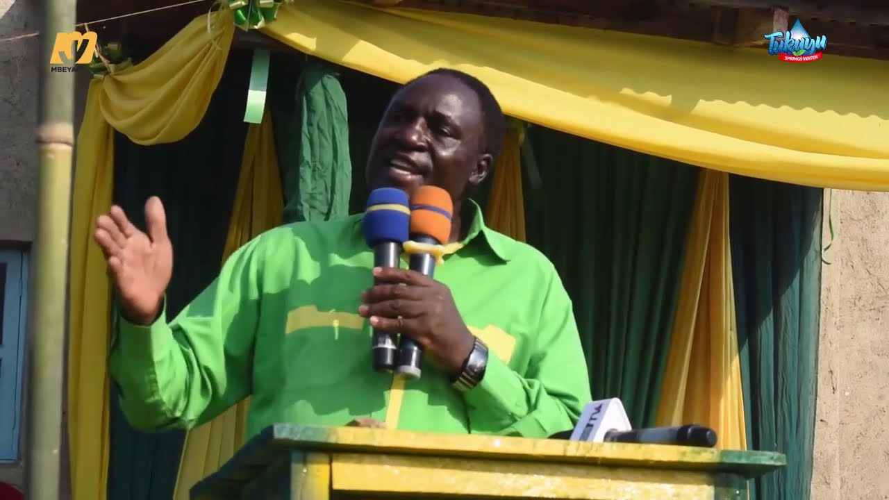 TAJIRI S .H.AMON MBUNGE WA RUNGWE AJITOKEZA KWA MARA YA KWANZA BAADA YA KUKATWA JINA ATOA LA MOYONI