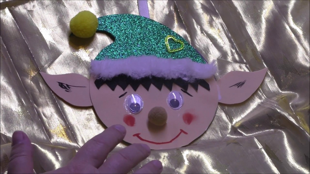 Upcycling - süßer Weihnachts Elf aus alten CDs