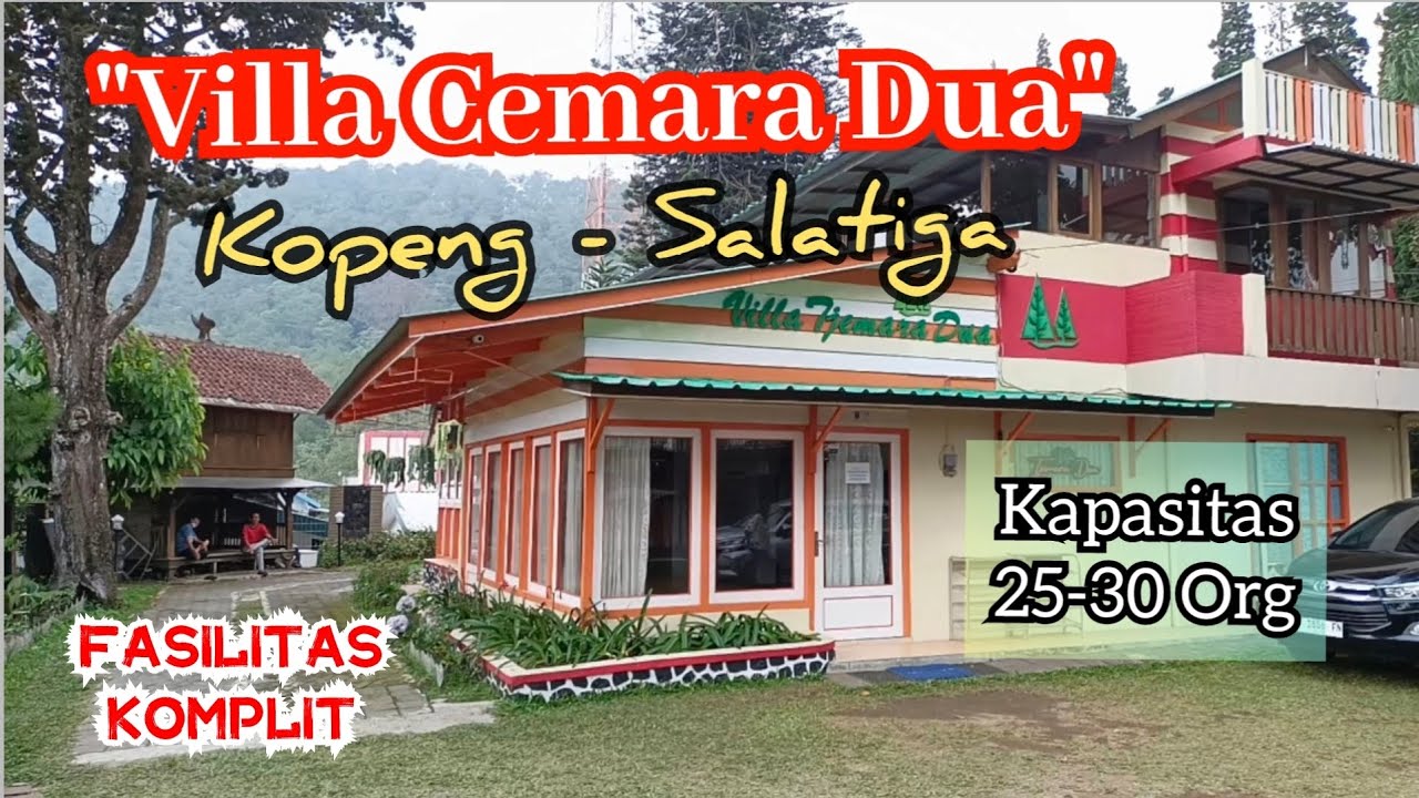 Villa Murah Dengan Fasilitas Komplit Di Kopeng Salatiga | Villa Cemara Dua | Staycation