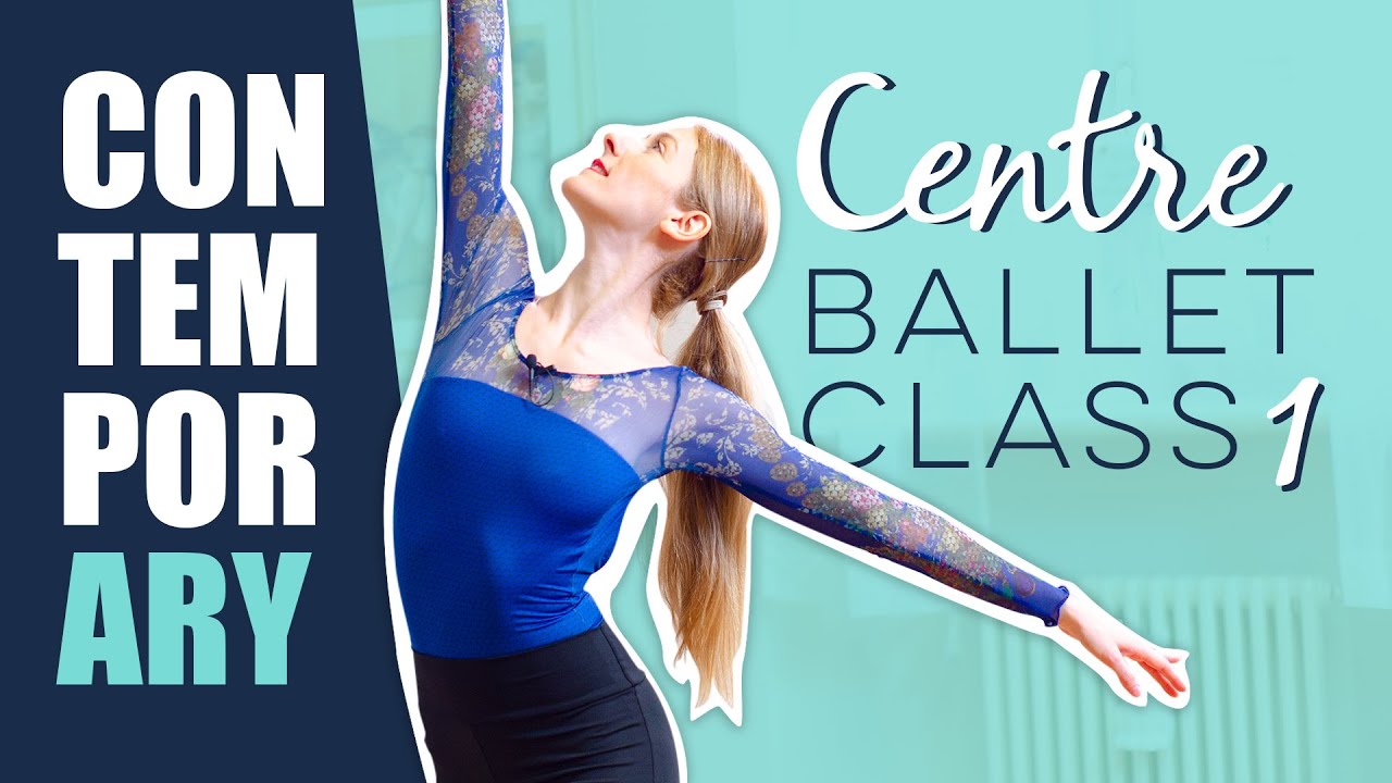 Centre Ballet Class at Home | Contemporary style | Ready to dance with me?