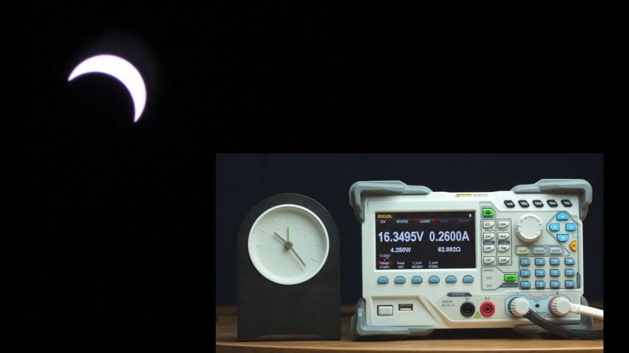 Solar Panel Testing During a Solar Eclipse